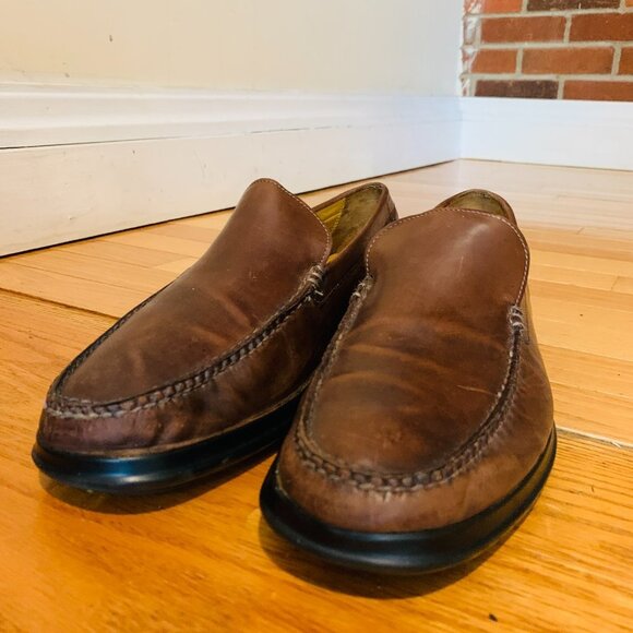 Cole Haan Mens Brown Leather Loafers Size US 10.5 M - Picture 3 of 12